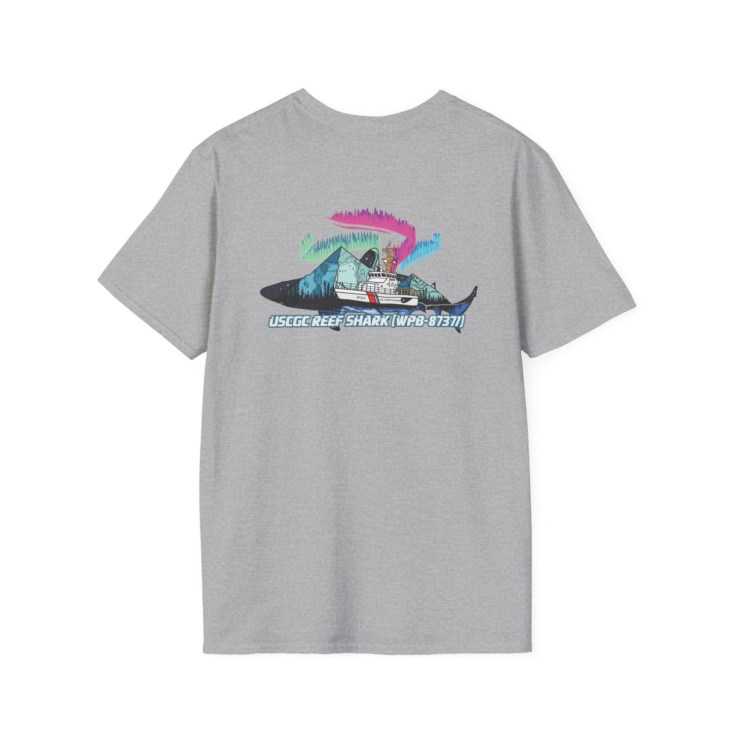 Unisex Softstyle T-Shirt - USCG Reef Shark Graphic Tee