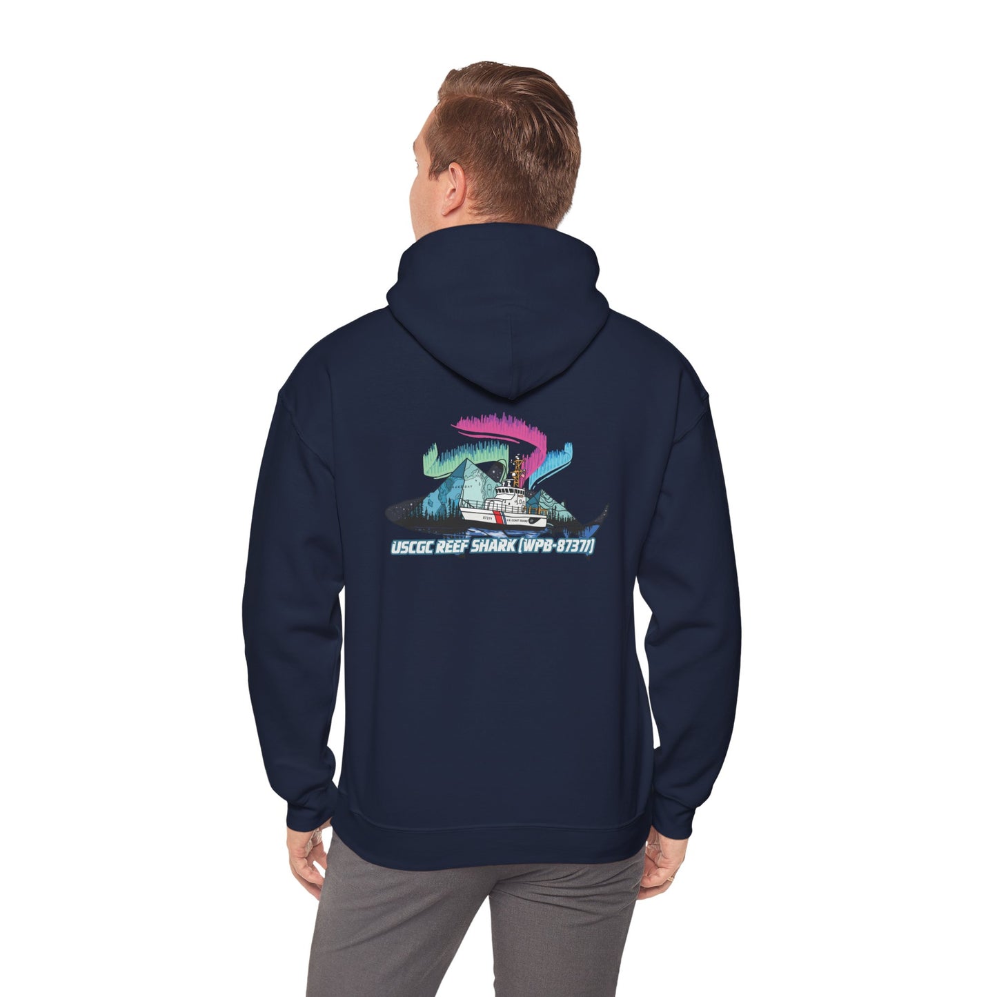 Unisex Hooded Sweatshirt - USCG Reef Shark