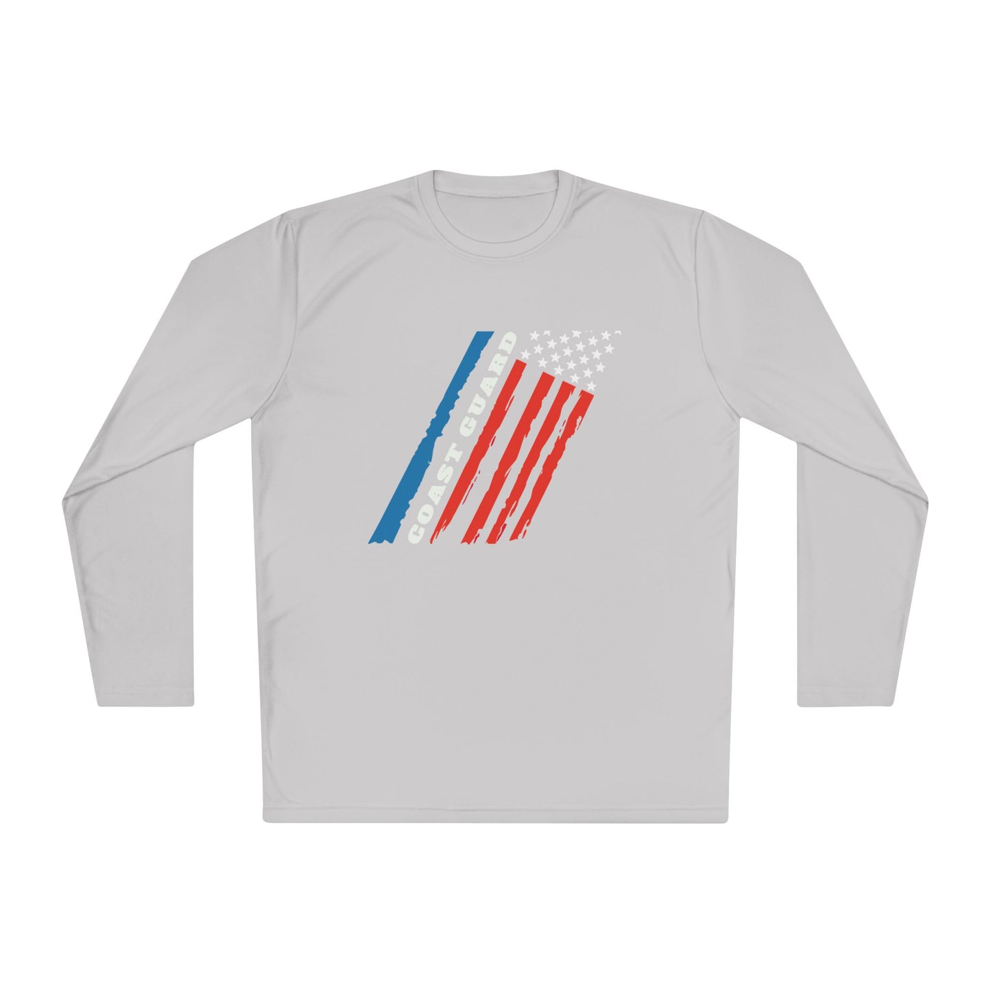 Coast Guard Stars and Stripes Adult Long Sleeve Tee