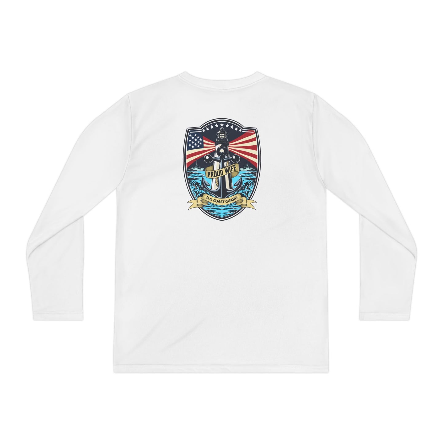 Harbor Shield Personalized Youth Long Sleeve Competitor Tee