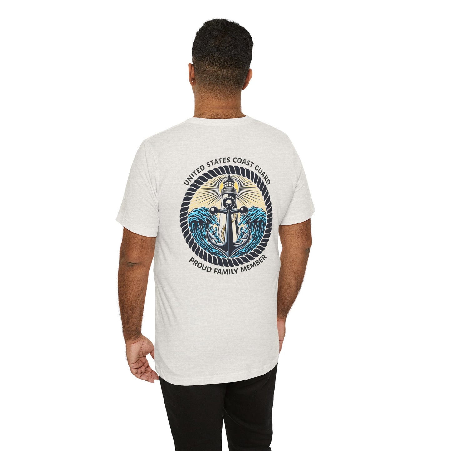 Anchor Of Light Personalized Adult Short Sleeve Tee