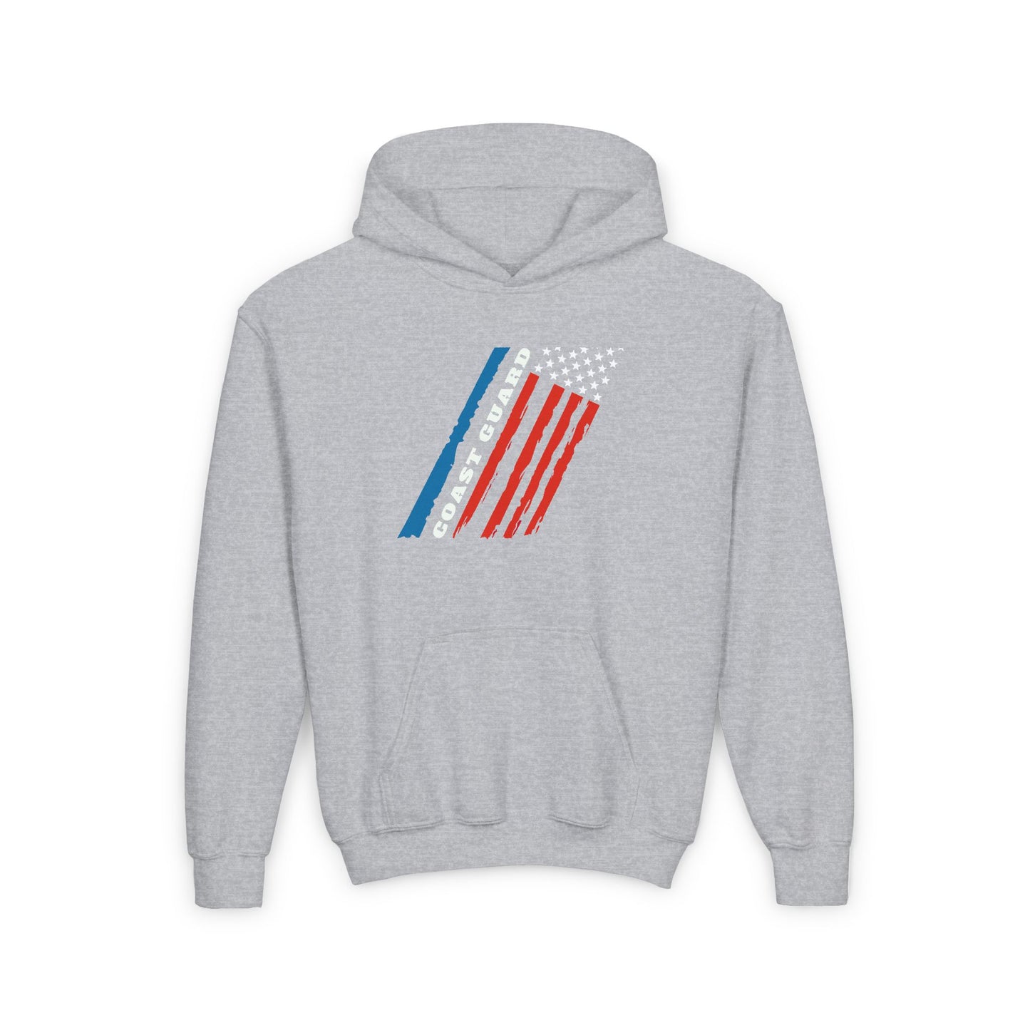 Coast Guard Stars and Stripes Youth Hooded Sweatshirt