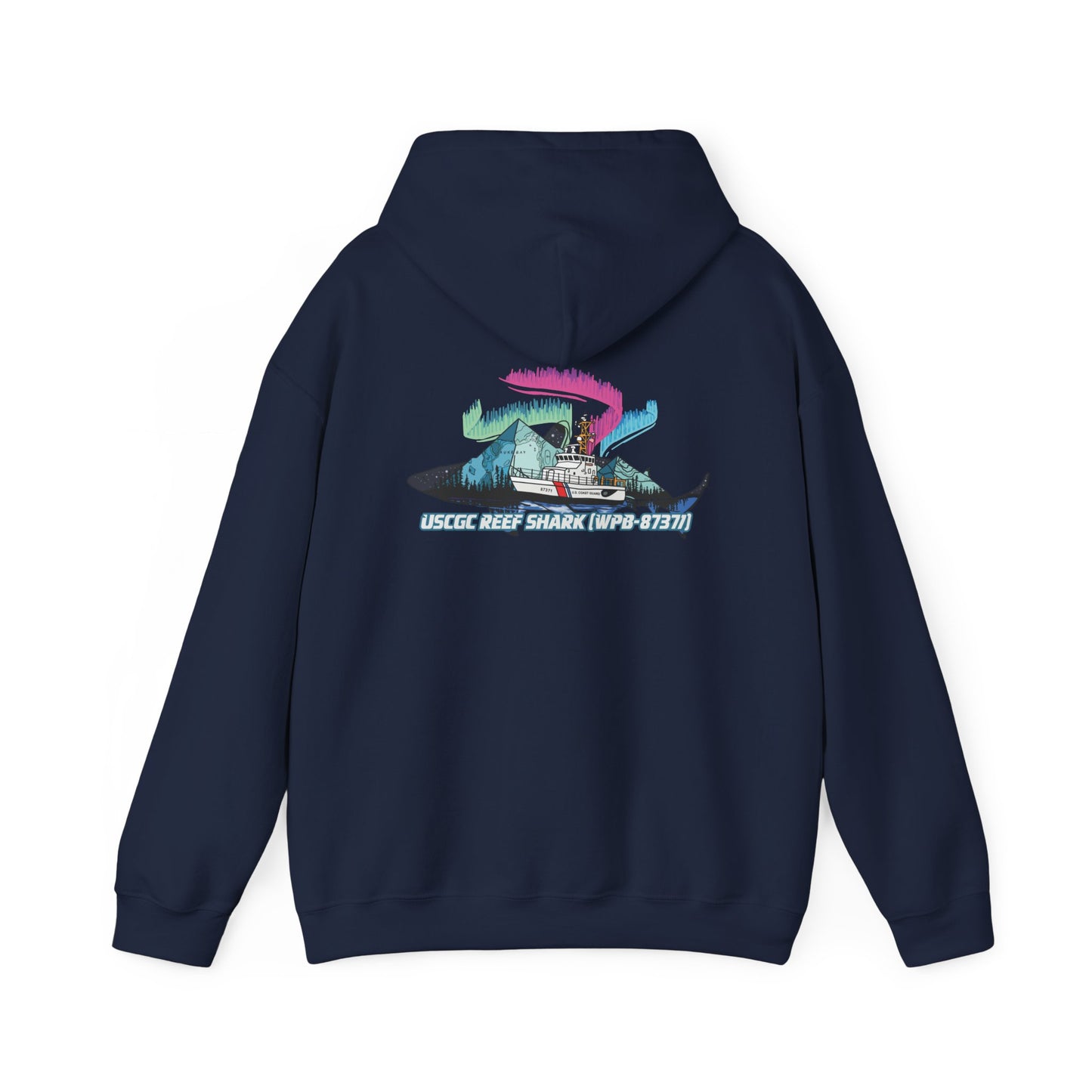 Unisex Hooded Sweatshirt - USCG Reef Shark