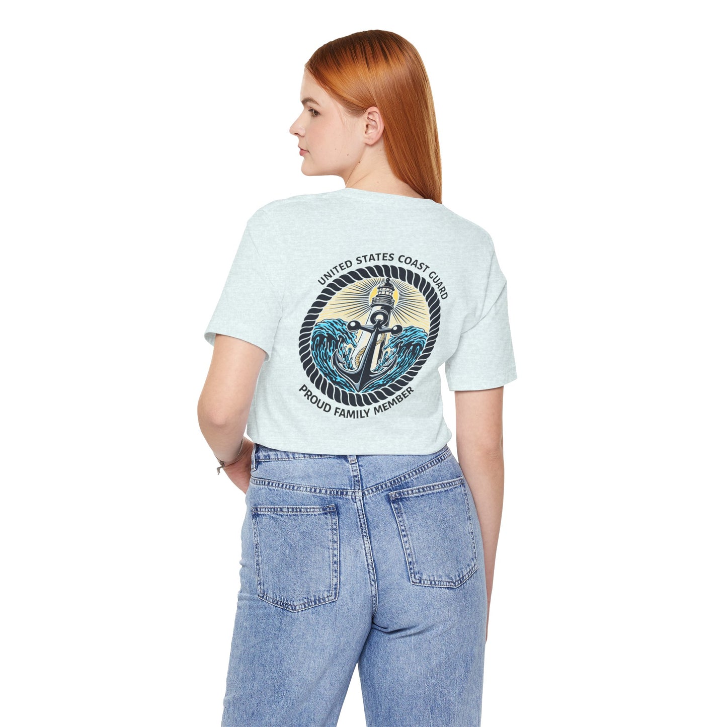 Anchor Of Light Personalized Adult Short Sleeve Tee