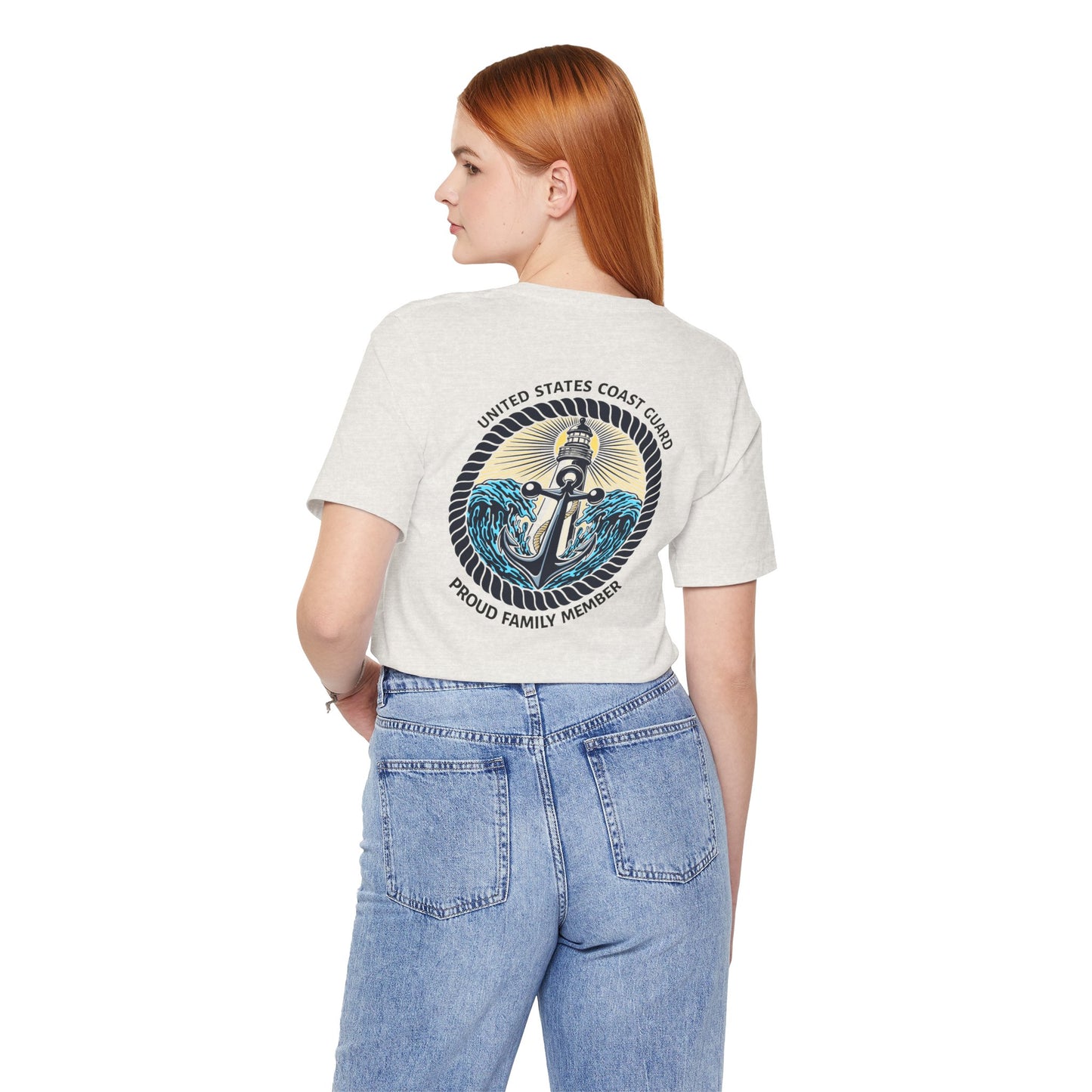 Anchor Of Light Personalized Adult Short Sleeve Tee