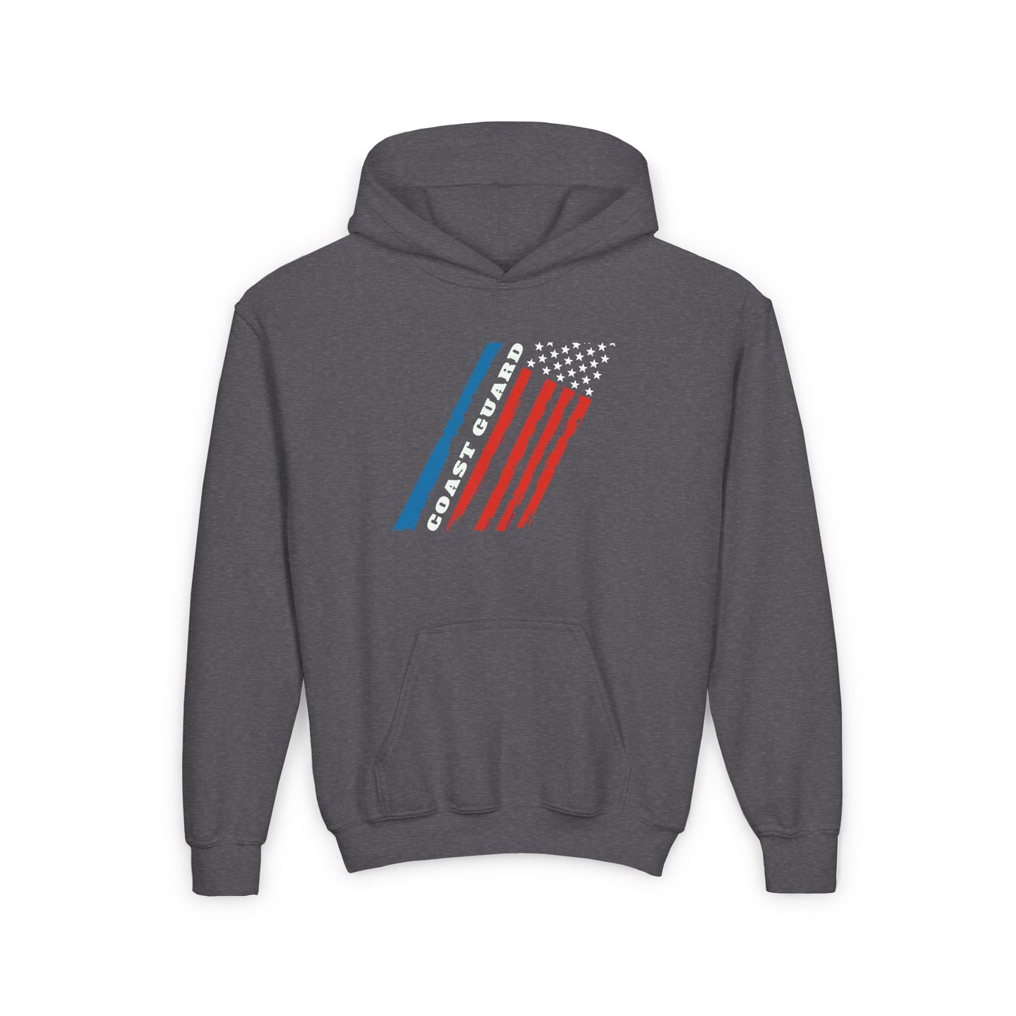 Coast Guard Stars and Stripes Youth Hooded Sweatshirt