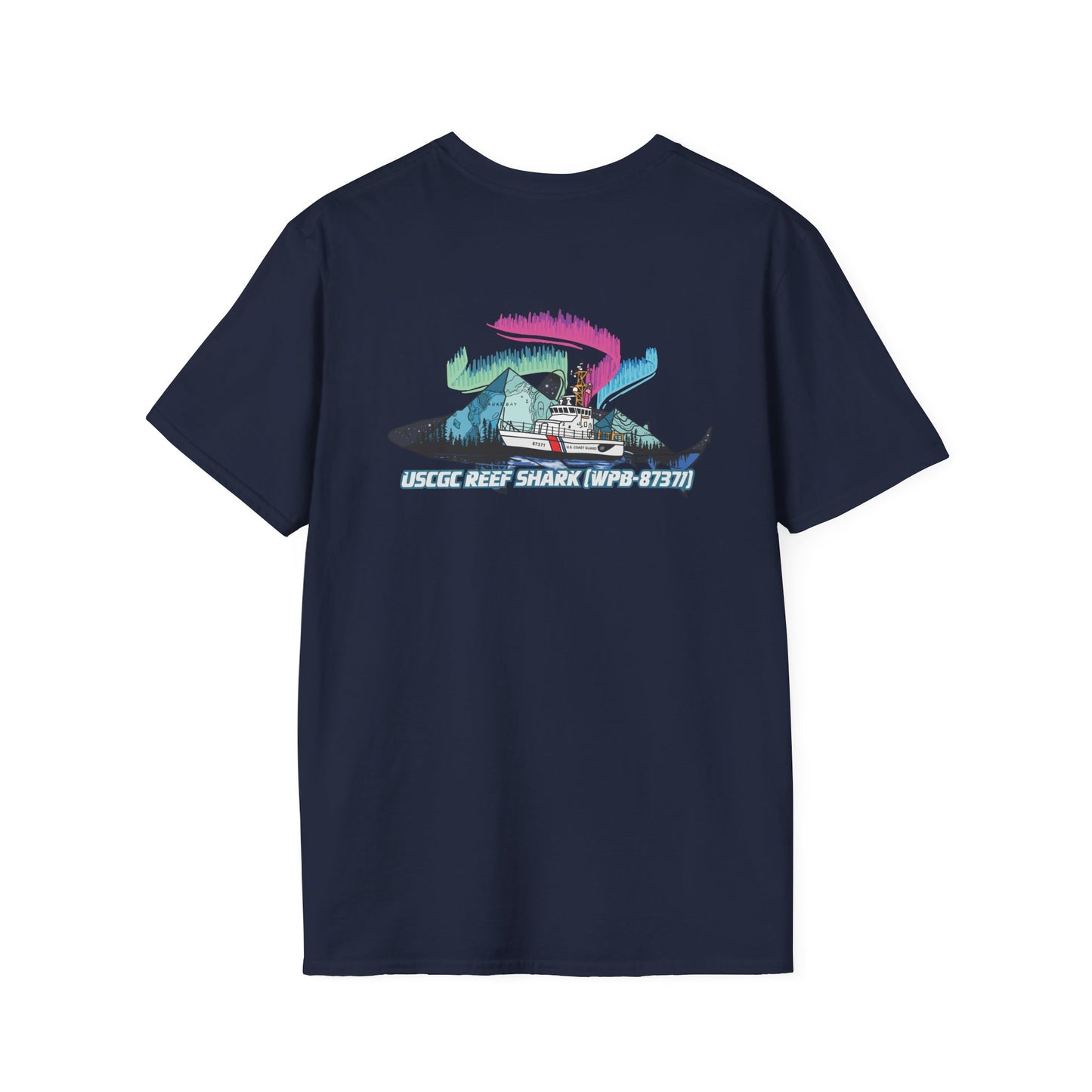 Unisex Softstyle T-Shirt - USCG Reef Shark Graphic Tee