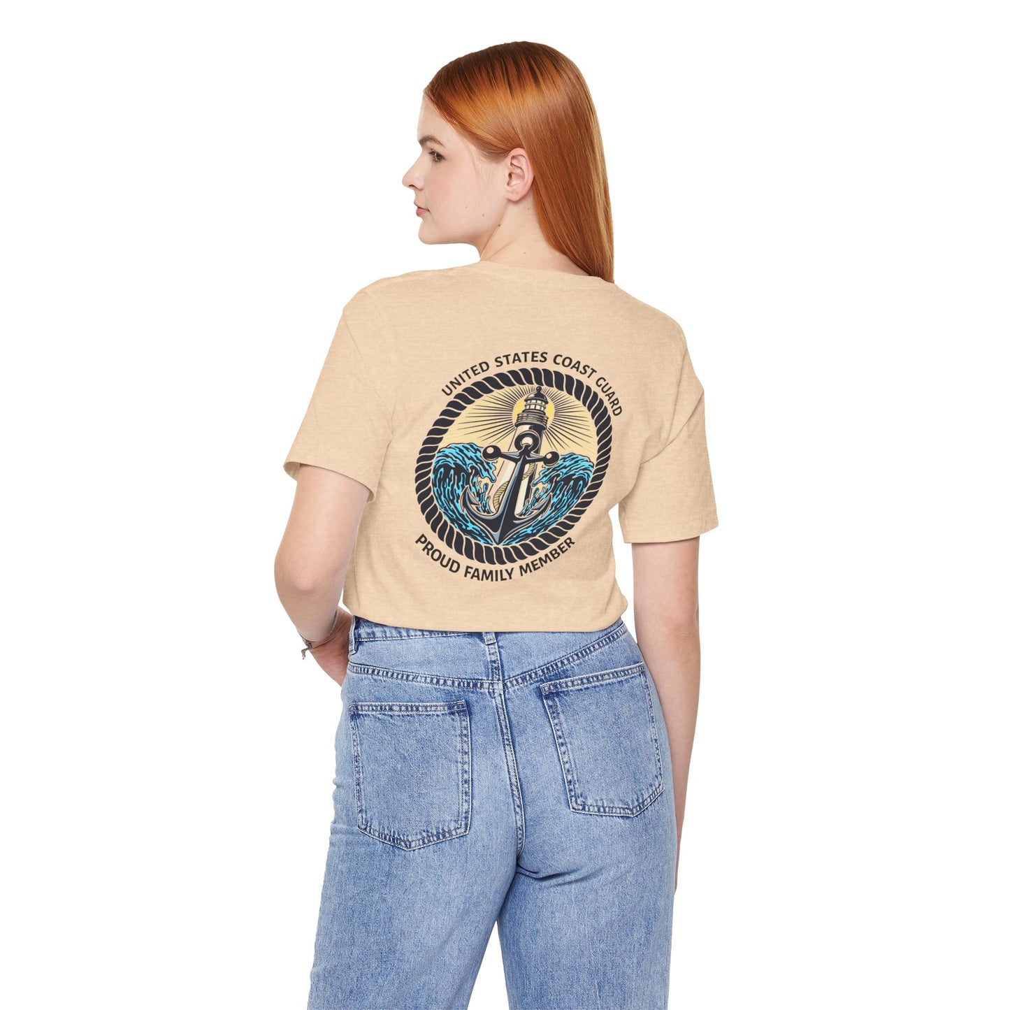 Anchor Of Light Personalized Adult Short Sleeve Tee