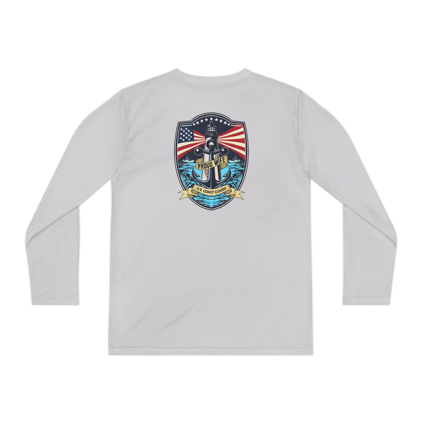 Harbor Shield Personalized Youth Long Sleeve Competitor Tee
