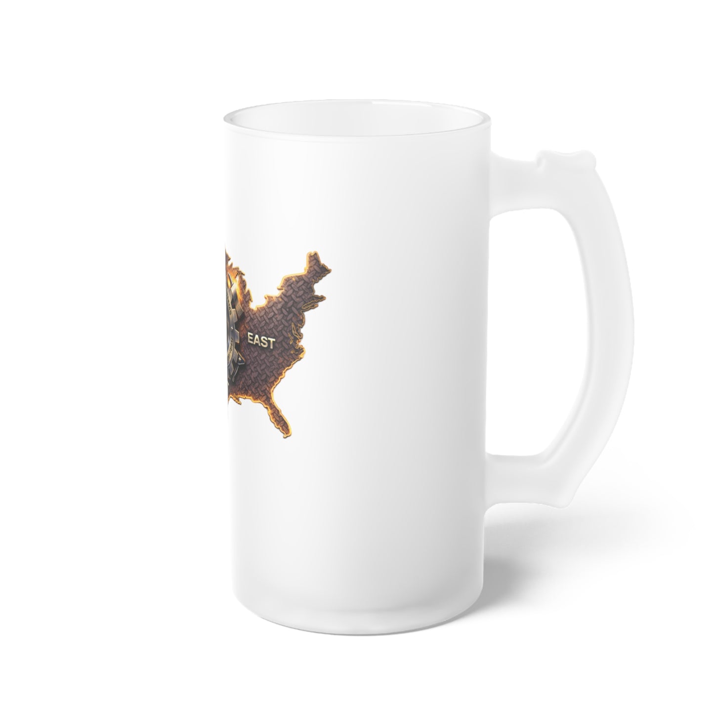 SFLC ASSIST Frosted Glass Beer Mug
