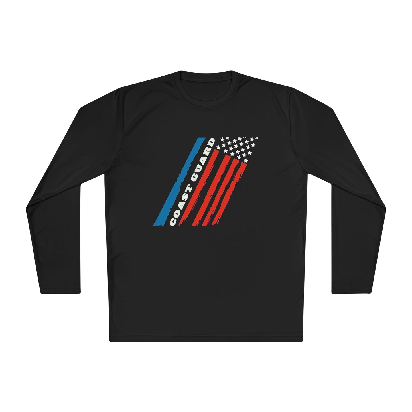Coast Guard Stars and Stripes Adult Long Sleeve Tee