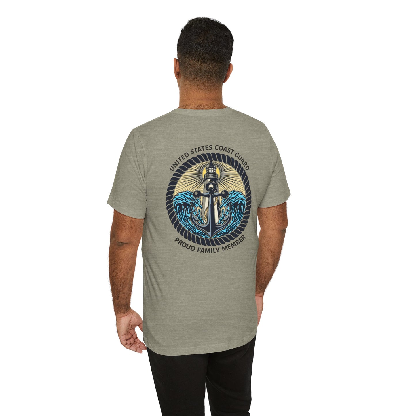 Anchor Of Light Personalized Adult Short Sleeve Tee