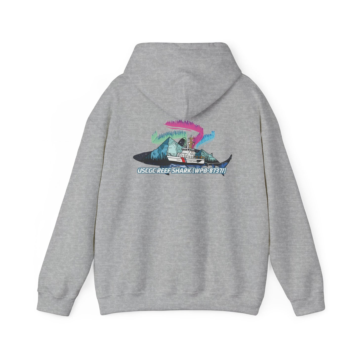 Unisex Hooded Sweatshirt - USCG Reef Shark