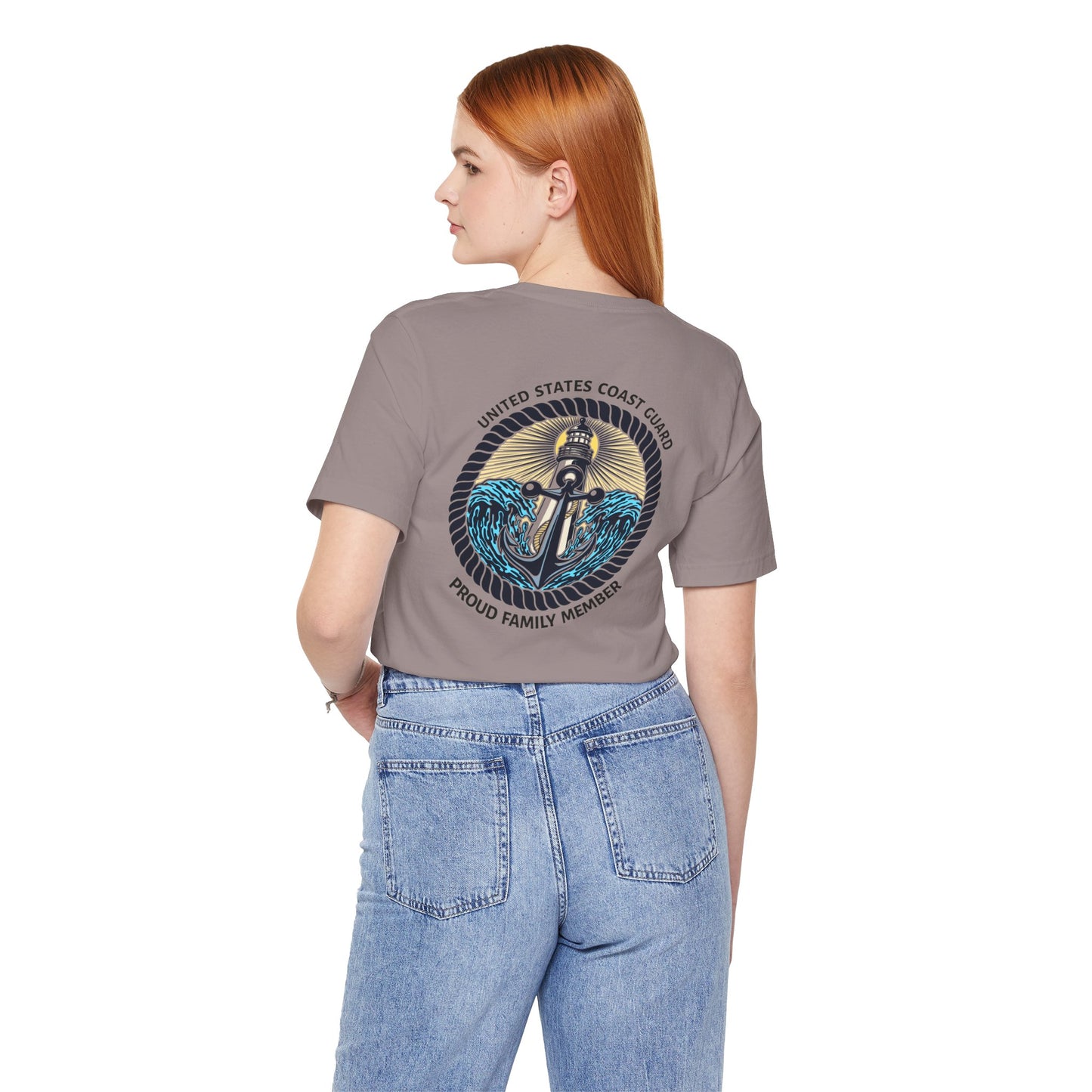 Anchor Of Light Personalized Adult Short Sleeve Tee