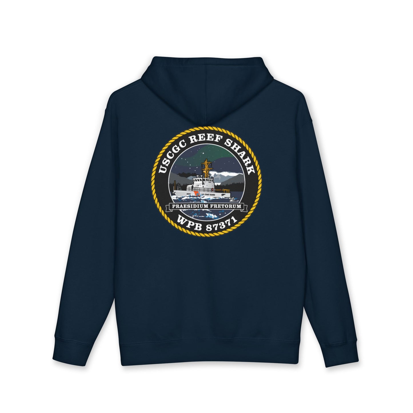 Unisex Heavyweight Hoodie Emblem- USCG Reef Shark