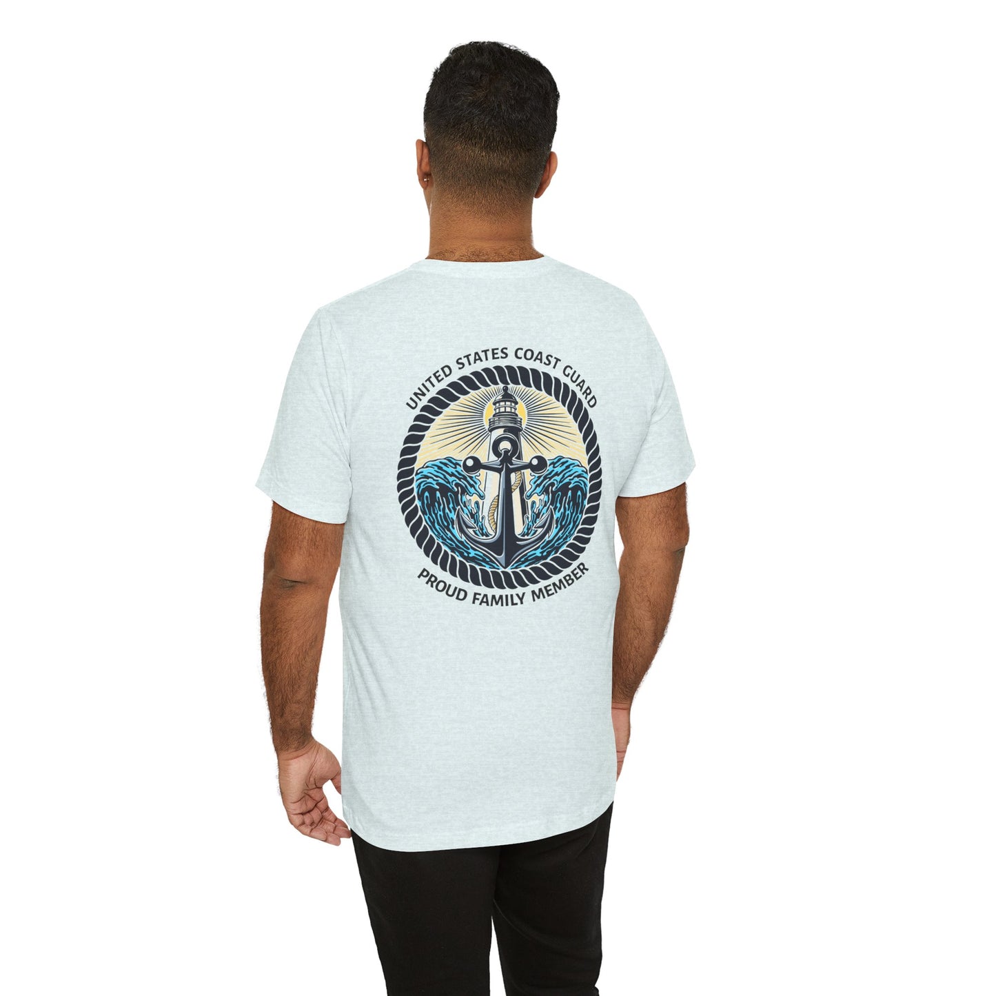 Anchor Of Light Personalized Adult Short Sleeve Tee