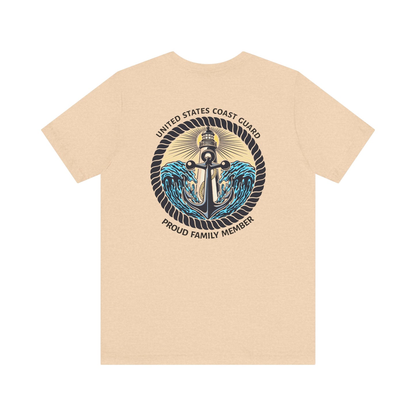 Anchor Of Light Personalized Adult Short Sleeve Tee