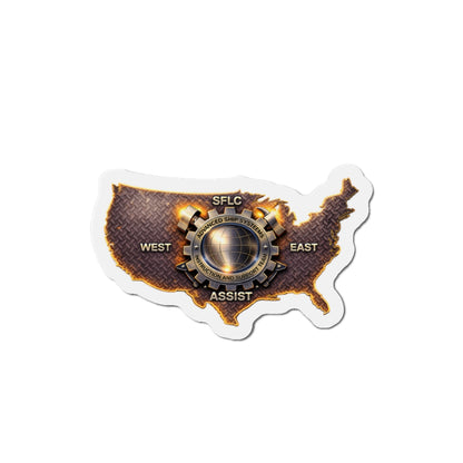 US Map Die-Cut Magnet — SFLC Assist
