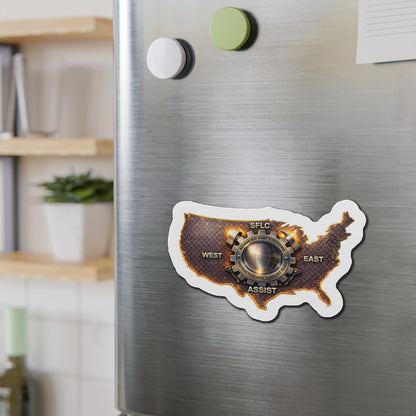 US Map Die-Cut Magnet — SFLC Assist