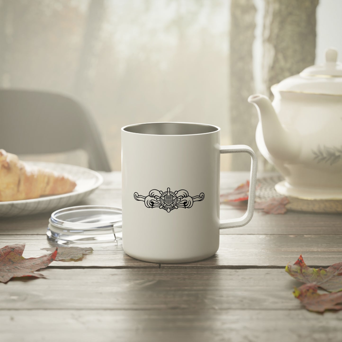 Crest Emblem Insulated Coffee Mug