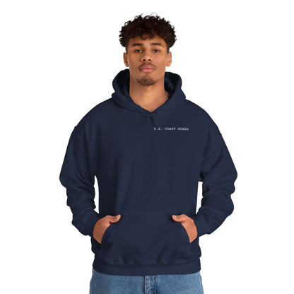 Sector SEAK Coast Guard Unisex Heavy Blend Hoodie– Front Logo + Back Emblem