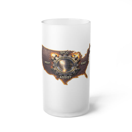 SFLC ASSIST Frosted Glass Beer Mug