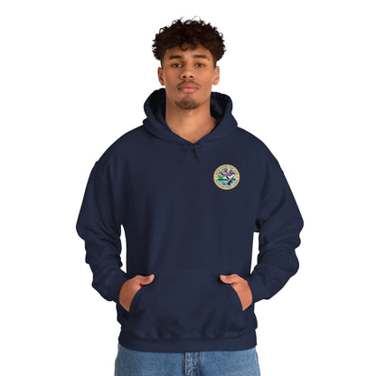 Sector SEAK Coast Guard Unisex Heavy Blend Hoodie – Front Emblem + Back Emblem