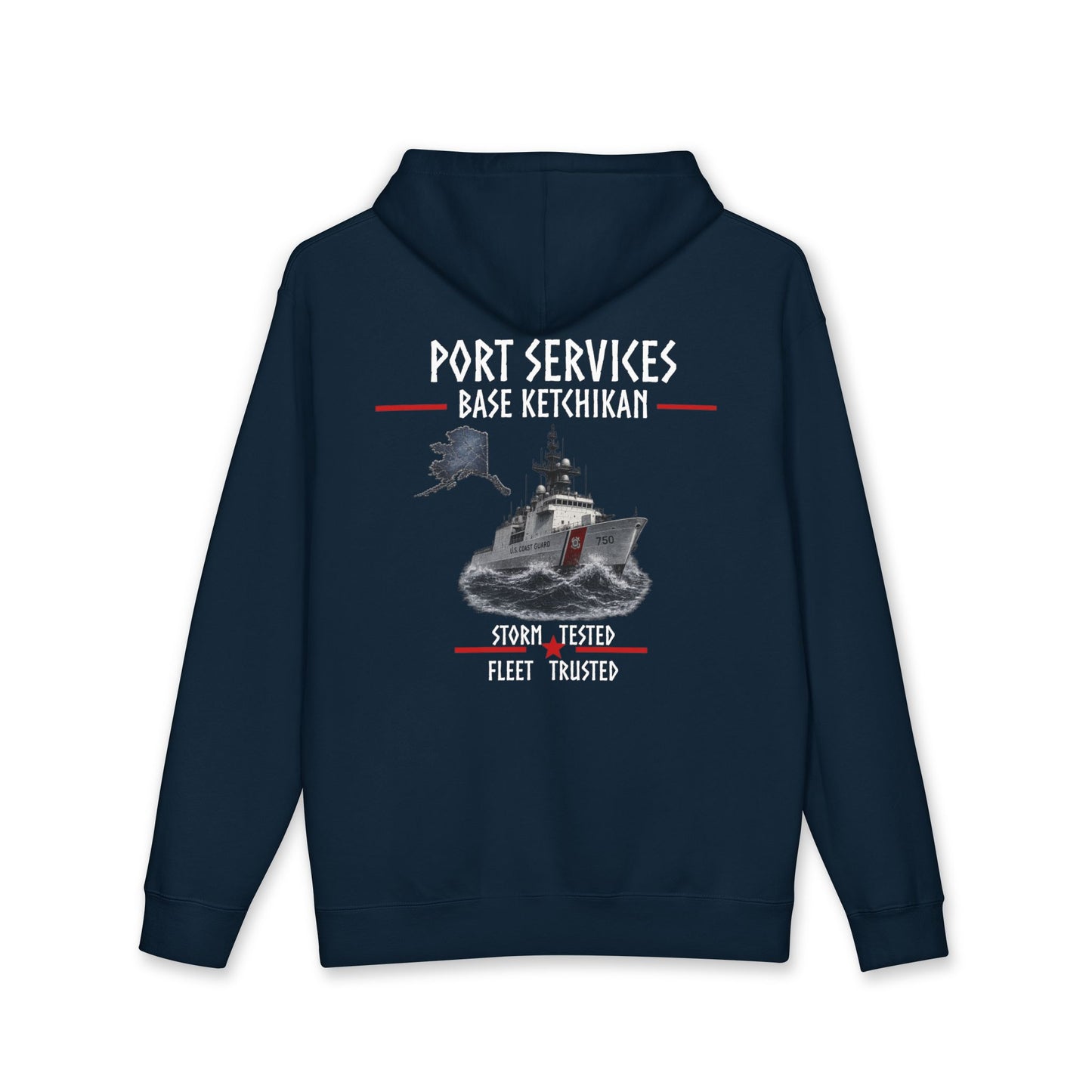 Unisex Heavyweight Hoodie - Port Services Ketchikan
