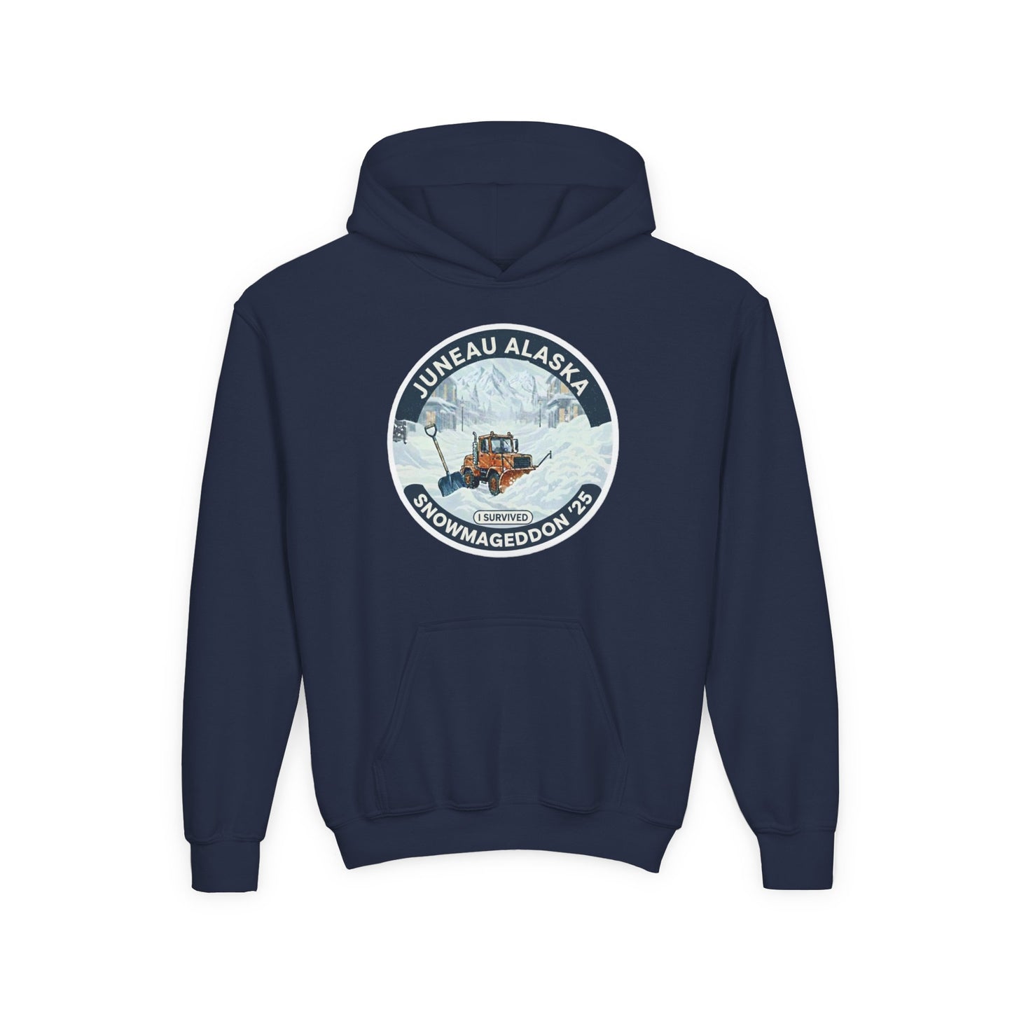 Snowmageddon Youth Heavy Blend Hooded Sweatshirt