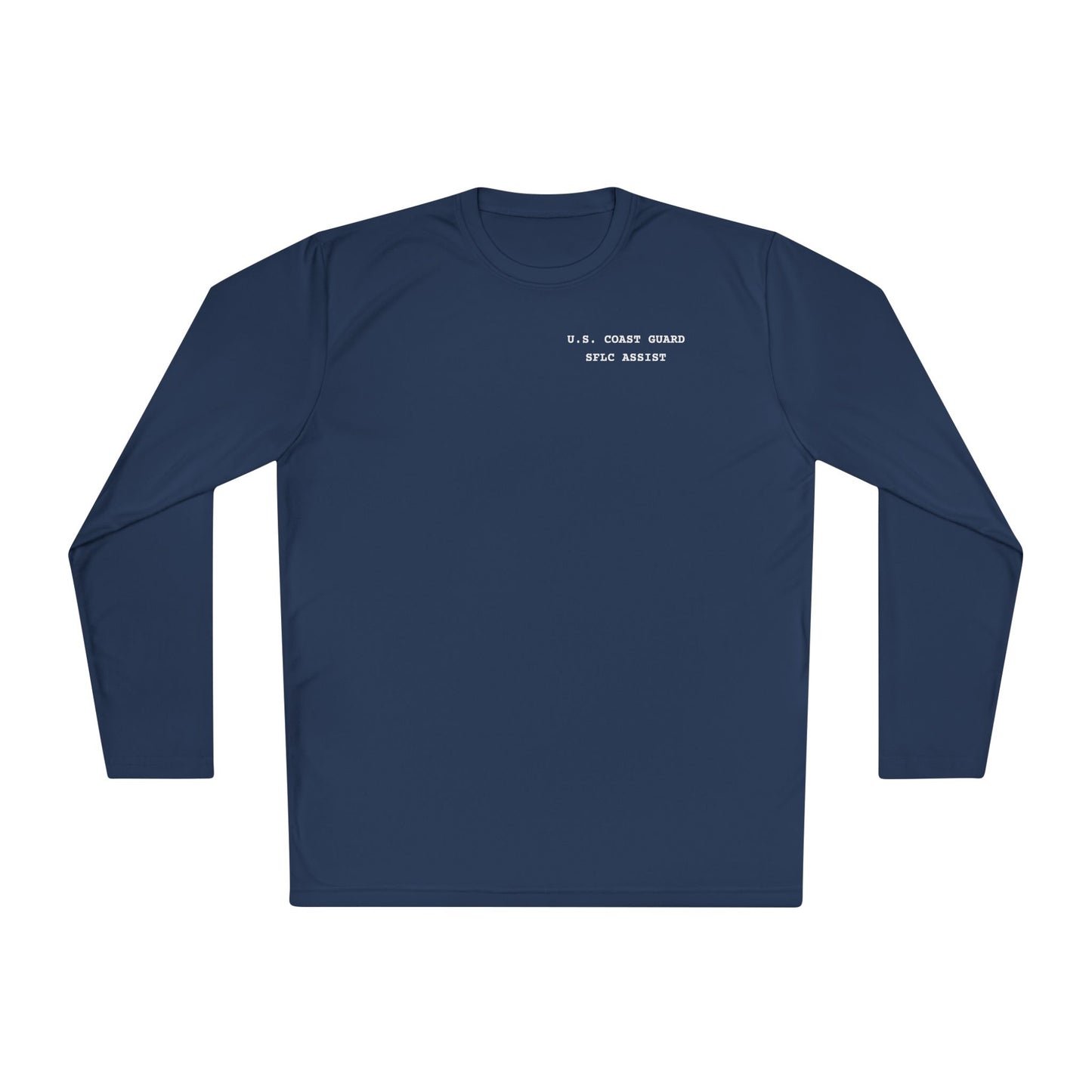 Unisex Lightweight Performance Moisture Wicking Long Sleeve Tee - USCG SFLC ASSIST