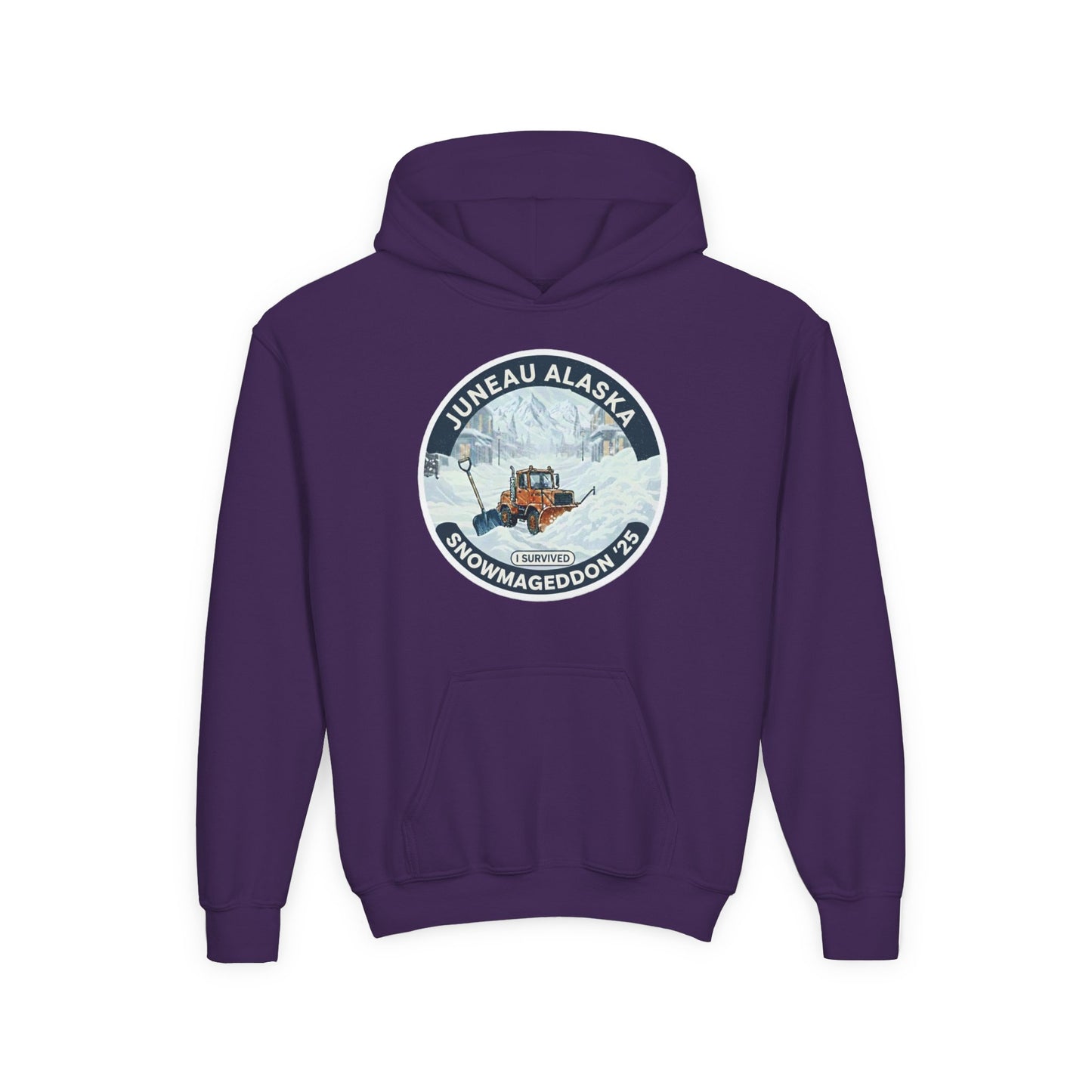Snowmageddon Youth Heavy Blend Hooded Sweatshirt