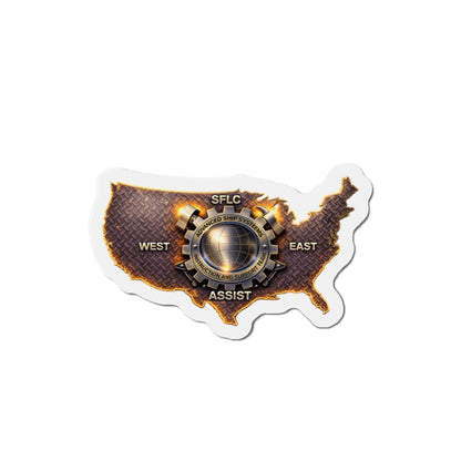 US Map Die-Cut Magnet — SFLC Assist