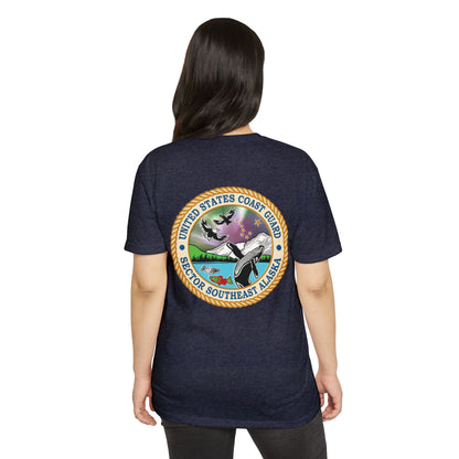Sector SEAK Coast Guard Unisex Luxury T-Shirt – Back Emblem