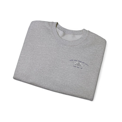 Crest Emblem Unisex Heavy Blend™ Crewneck Sweatshirt - USCG Reef Shark