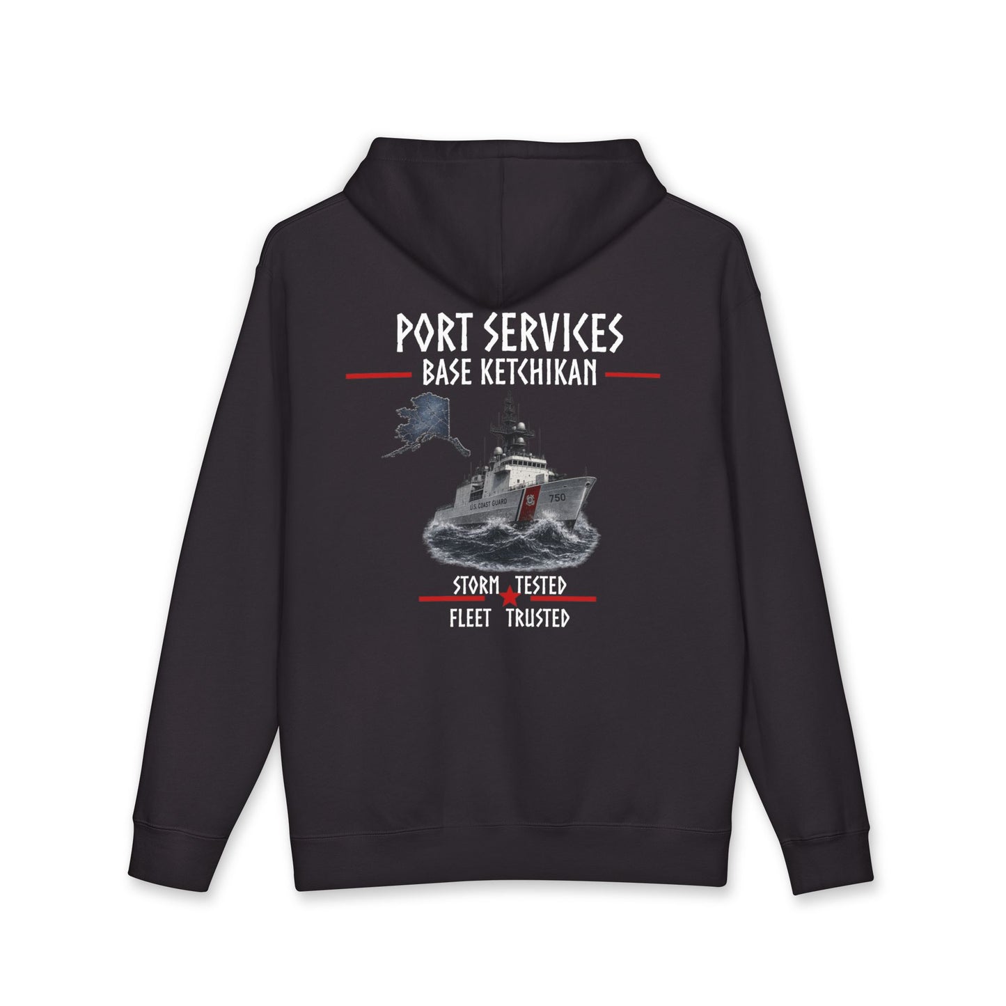 Unisex Heavyweight Hoodie - Port Services Ketchikan