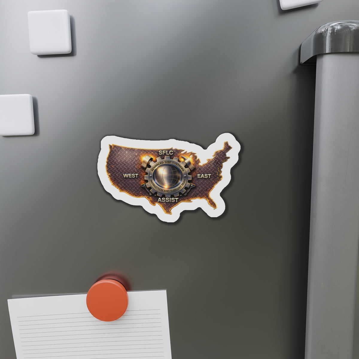 US Map Die-Cut Magnet — SFLC Assist