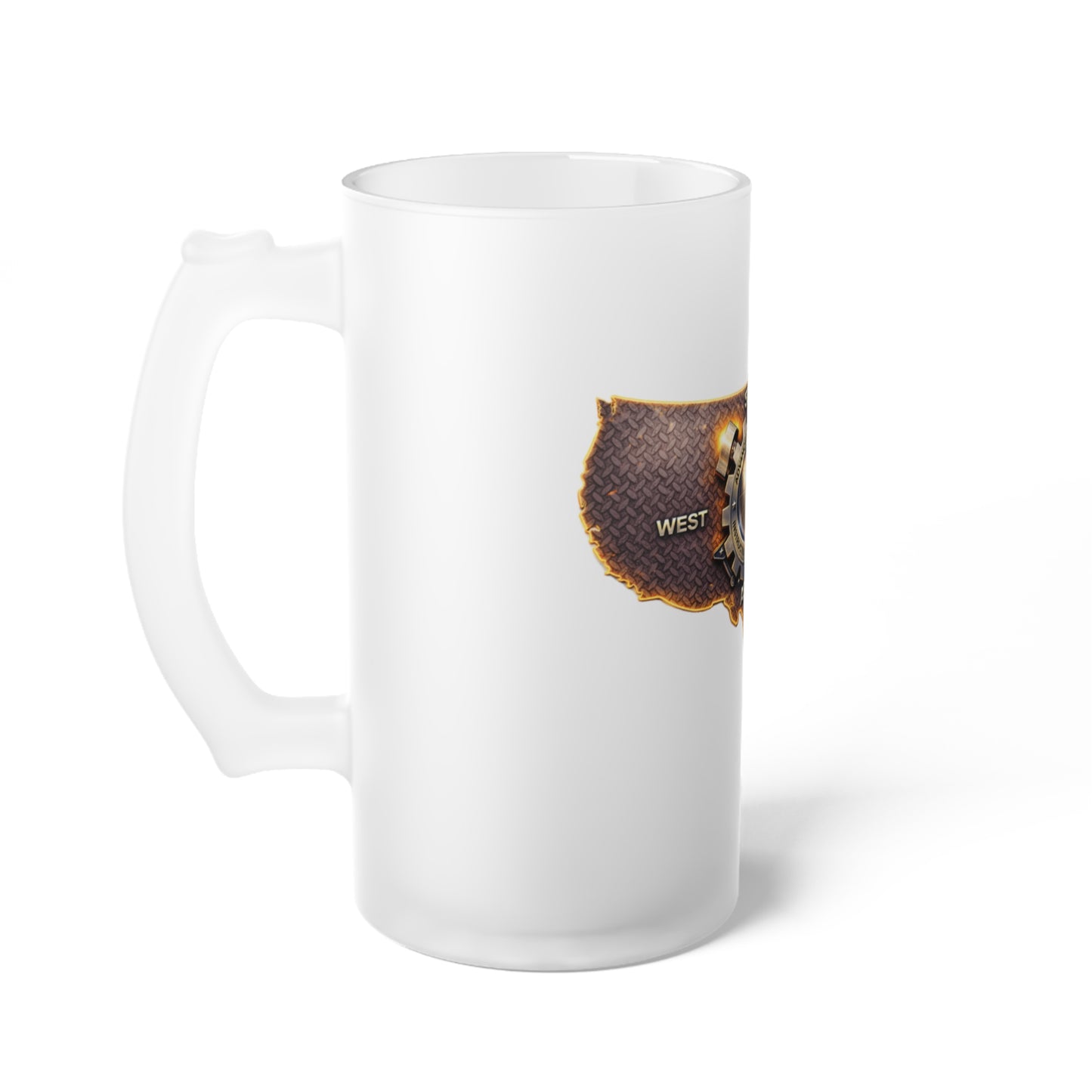 SFLC ASSIST Frosted Glass Beer Mug