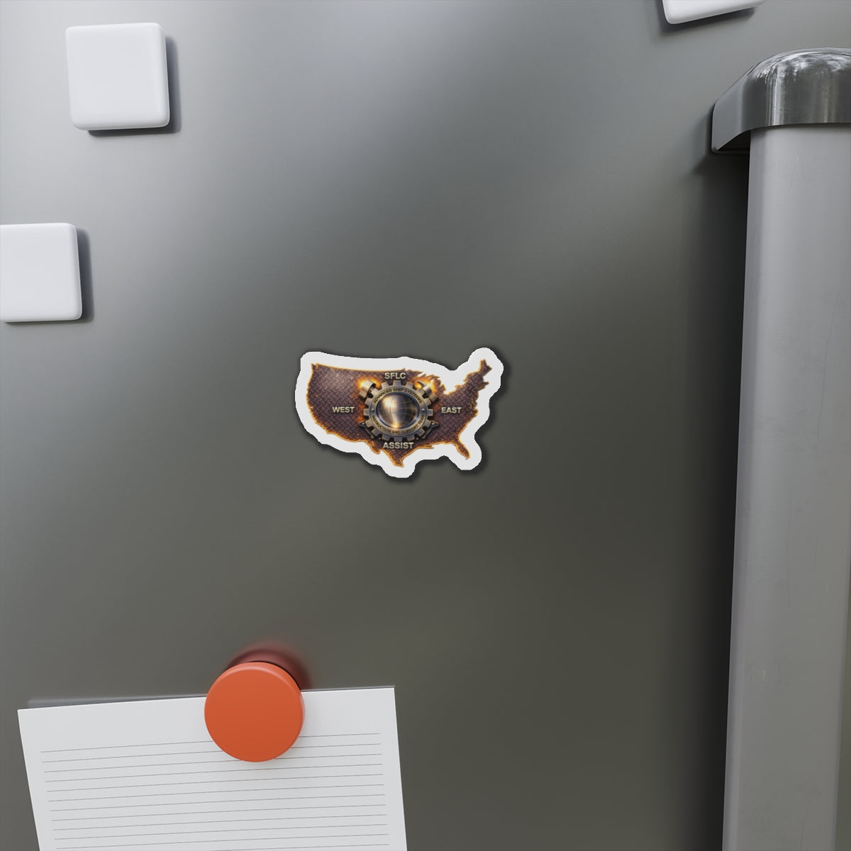 US Map Die-Cut Magnet — SFLC Assist