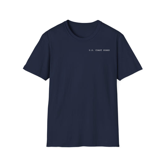Sector SEAK Coast Guard Unisex Cotton T-Shirt– Front Logo + Back Emblem