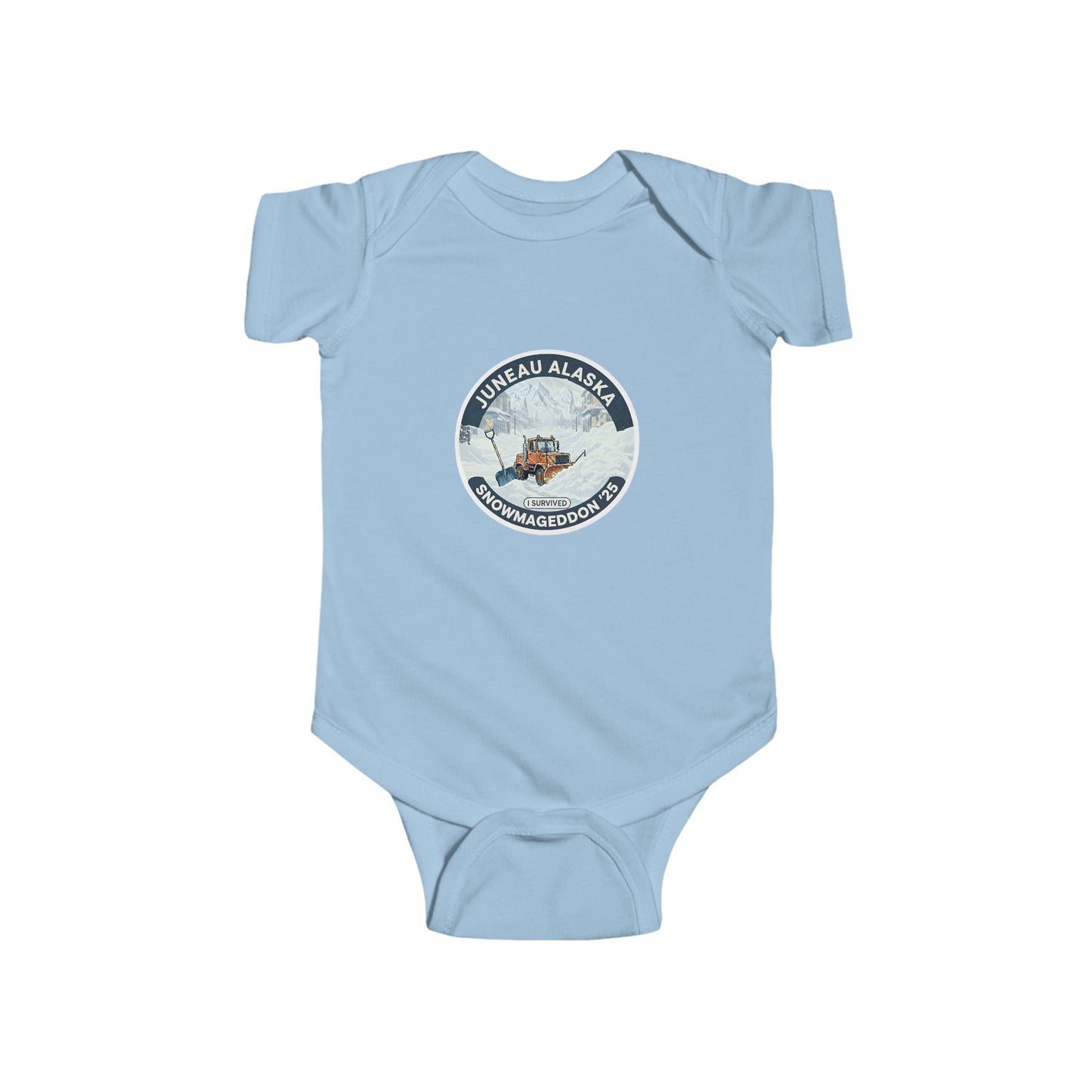 Snowmageddon Baby Onesie