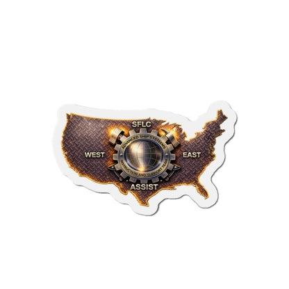 US Map Die-Cut Magnet — SFLC Assist