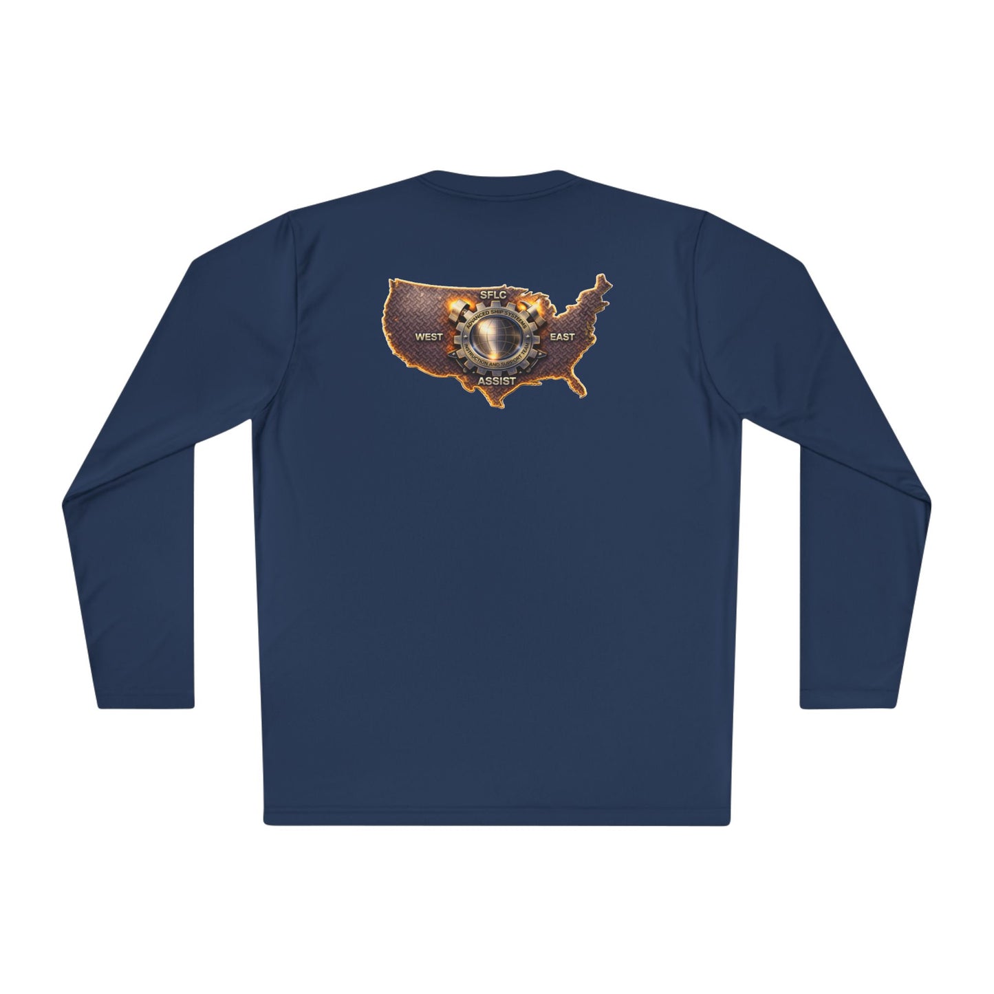 Unisex Lightweight Performance Moisture Wicking Long Sleeve Tee - USCG SFLC ASSIST