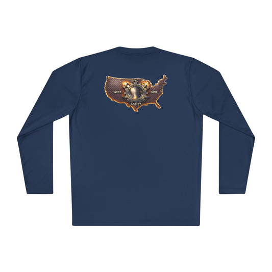 Unisex Lightweight Performance Moisture Wicking Long Sleeve Tee - USCG SFLC ASSIST