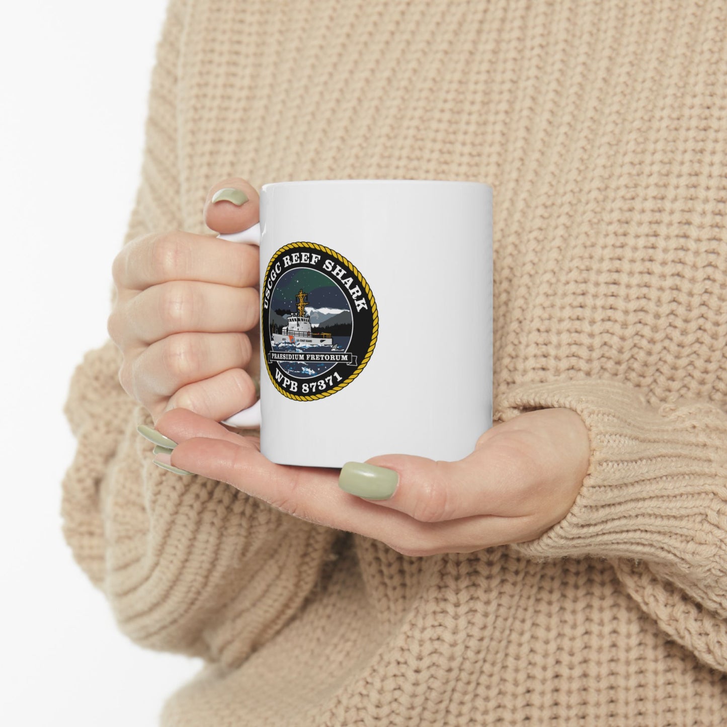 Crest Emblem Coffee Cup