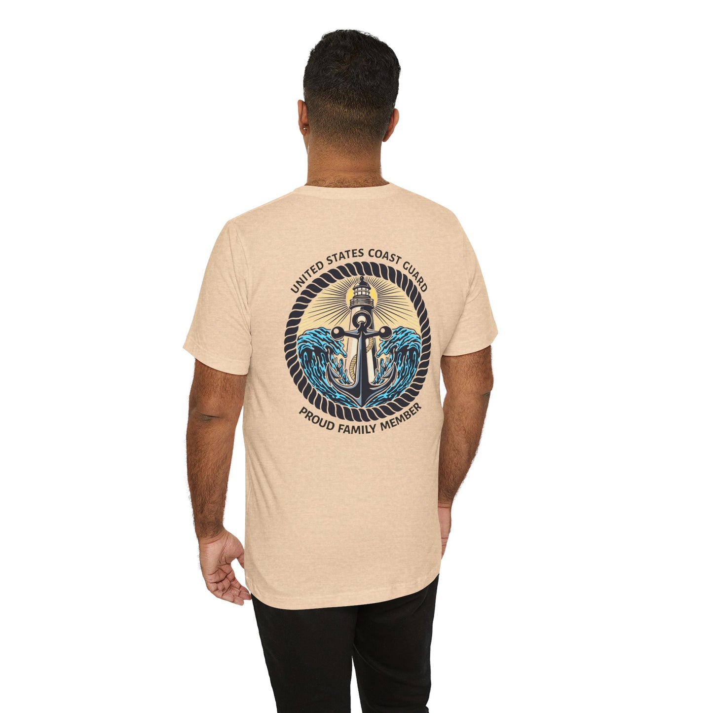 Anchor Of Light Personalized Adult Short Sleeve Tee