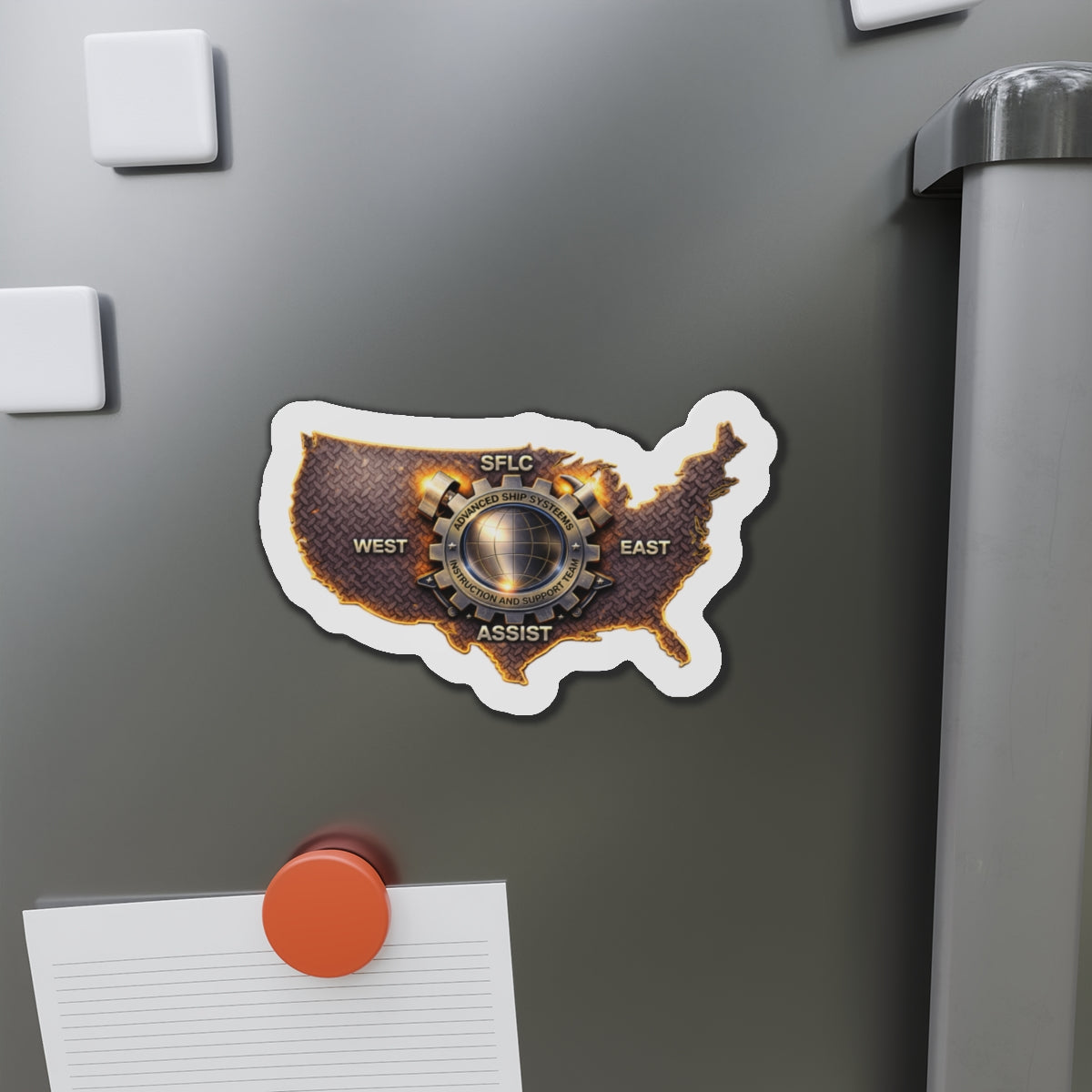 US Map Die-Cut Magnet — SFLC Assist