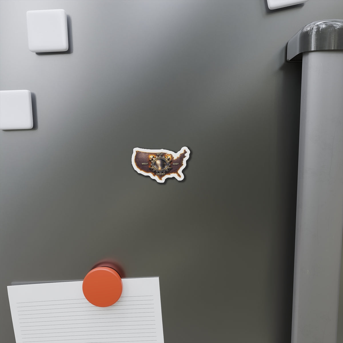 US Map Die-Cut Magnet — SFLC Assist