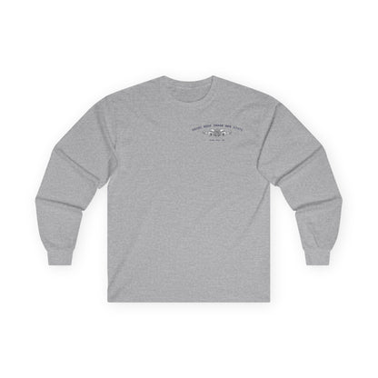 Crest Emblem Unisex Ultra Cotton Long Sleeve Tee - USCG Reef Shark