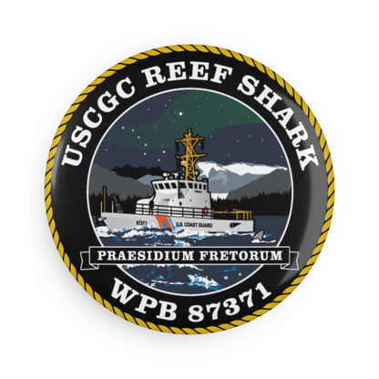 Crest Emblem Magnet -USCG REEF SHARK
