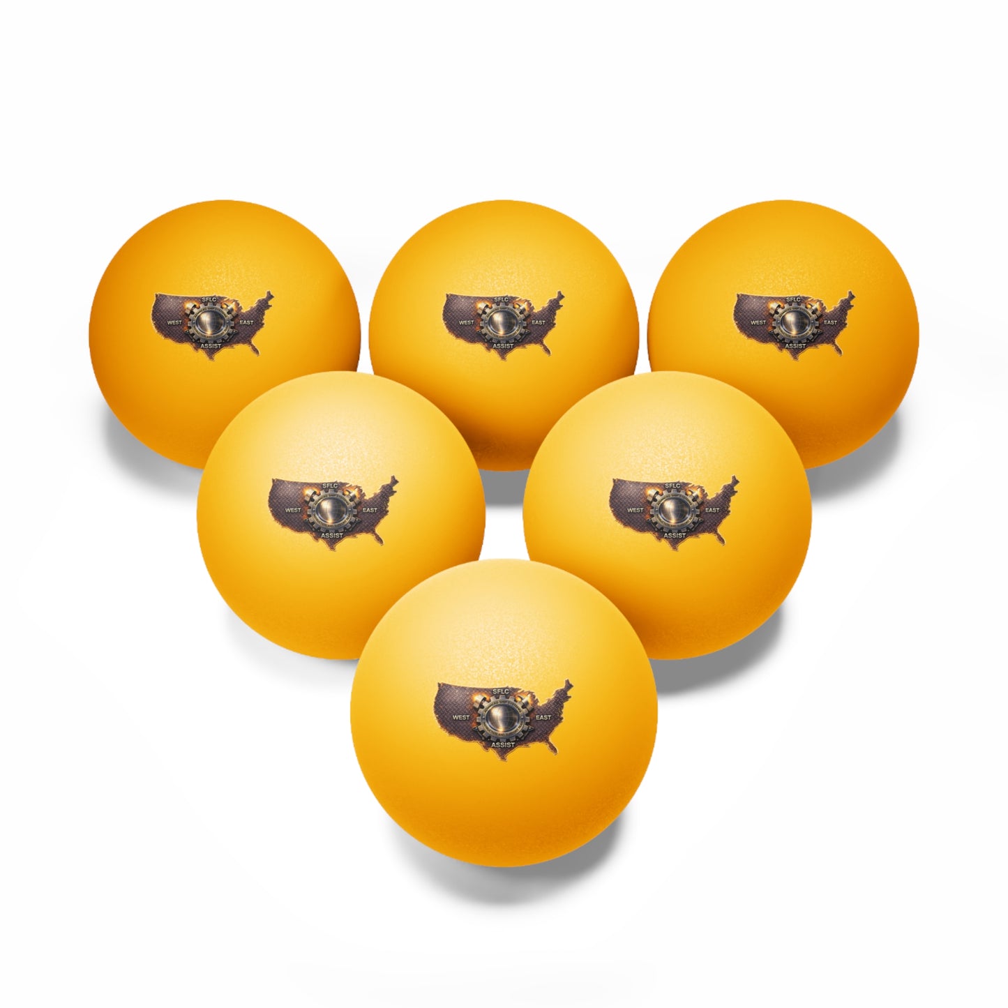 SFLC ASSIST Ping Pong Balls (6 Pack)